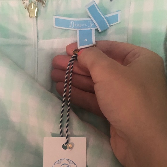 Draper James Embroidered Gingham Dress - Picture 5 of 6